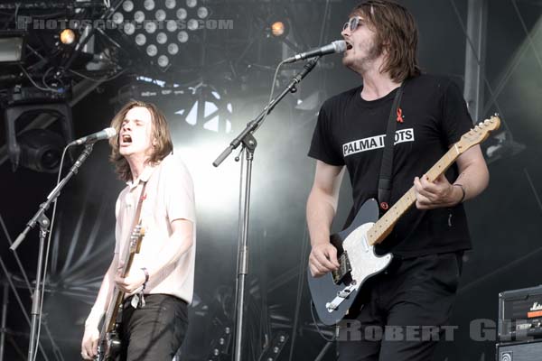 PALMA VIOLETS - 2015-06-26 - PARIS - Hippodrome de Longchamp - Sam Fryer - Chilli Jesson